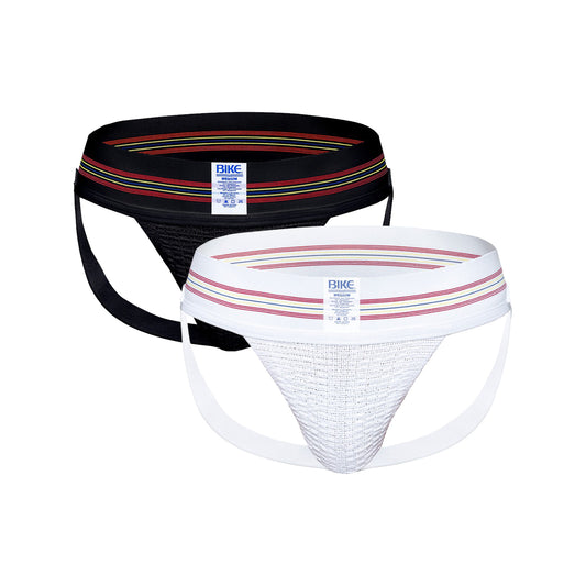 BIKE Original #10 Jockstrap Multipack Black + White