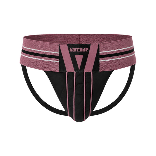 Barcode Berlin Jockstrap Loba Brownishpurple-Black