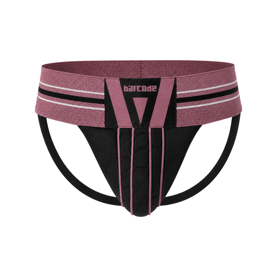 Barcode Berlin Jockstrap Loba Brownishpurple-Black