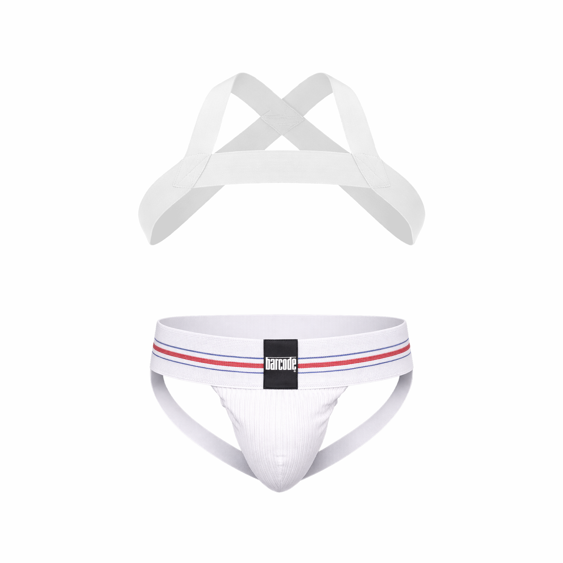 Barcode Berlin Multipack 1x Boris Jockstrap + 1x Harness Matt White
