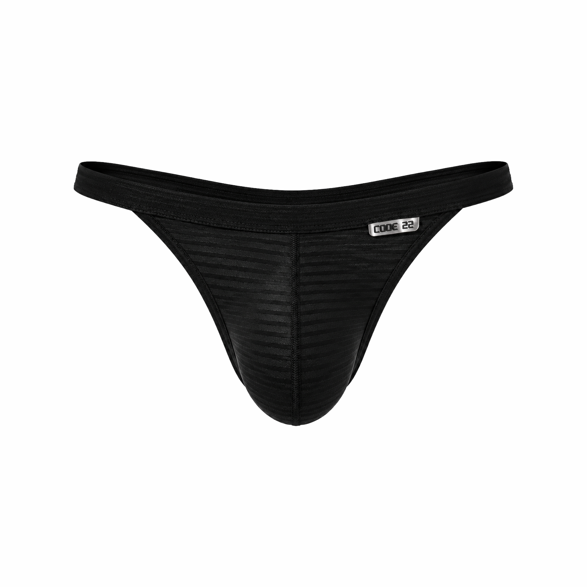 CODE 22 Zebra Thong Black