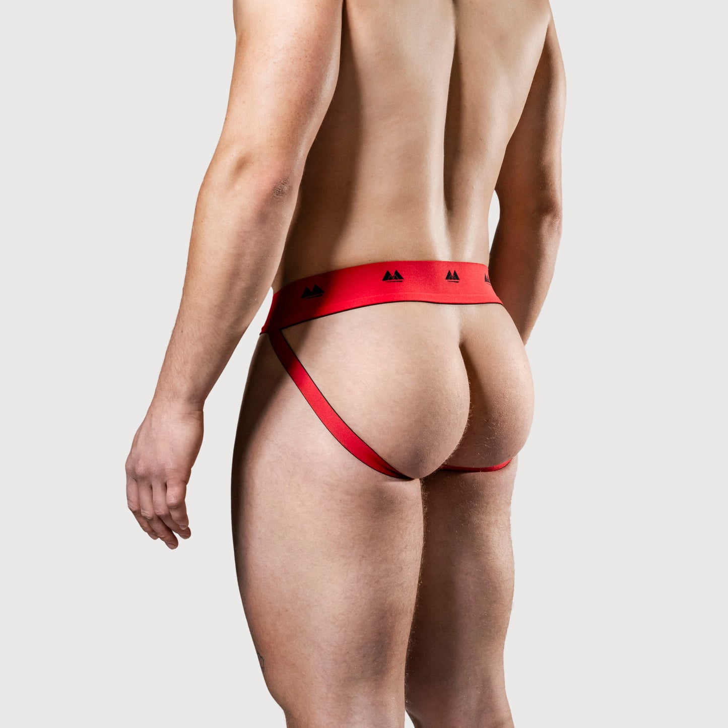 MM Sports The Original Jockstrap 2 inch Reversible Black/Red