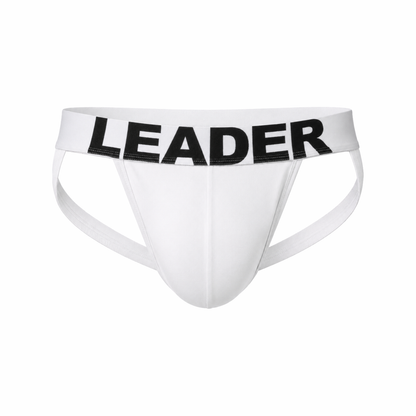 LEADER Essentials Jockstrap White