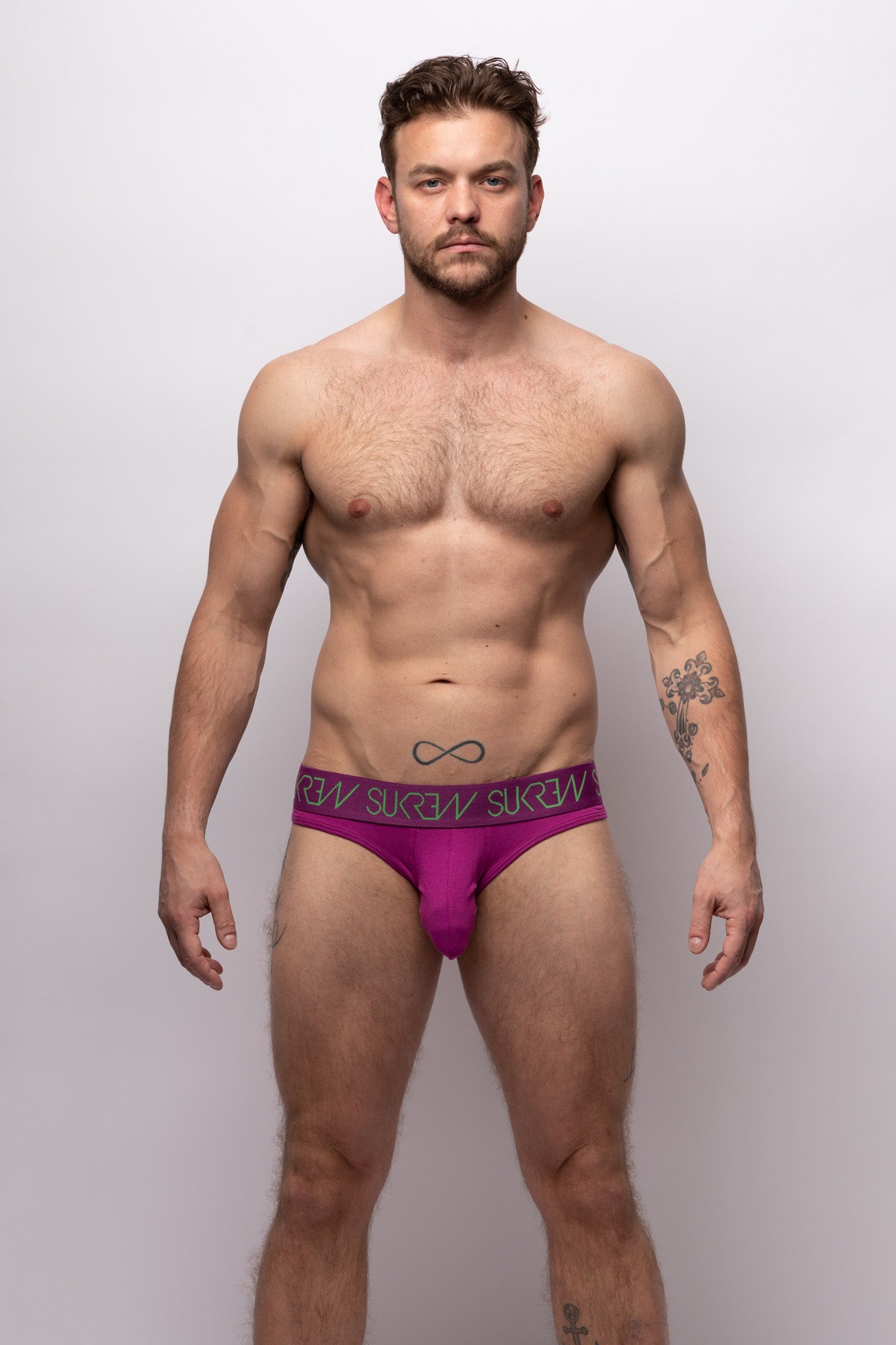 SUKREW Classic Brief Multipack 1x Deep Purple + 1x Verdant Green