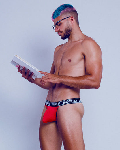SUPAWEAR WOW Thong Red