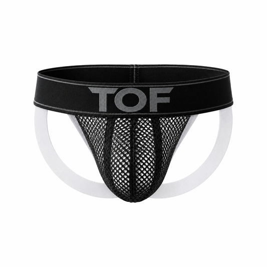 TOF Paris Mesh Jock Black/White