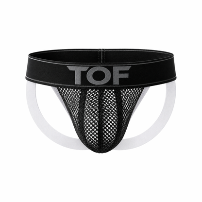 TOF Paris Mesh Jock Black/White