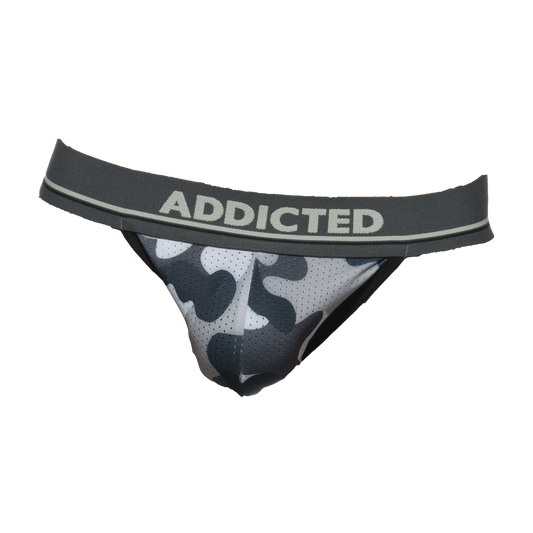 Addicted Camo Mesh Push Up Thong Multipack 1 X Charcoal 1 X Navy 1 X Camouflage Size Xxl