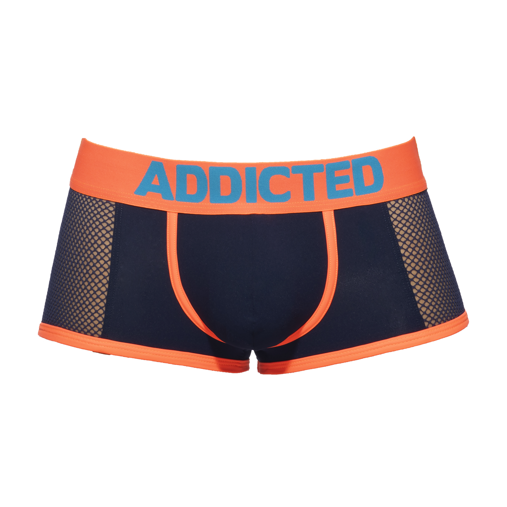 Addicted Neon Mesh Trunk Navy