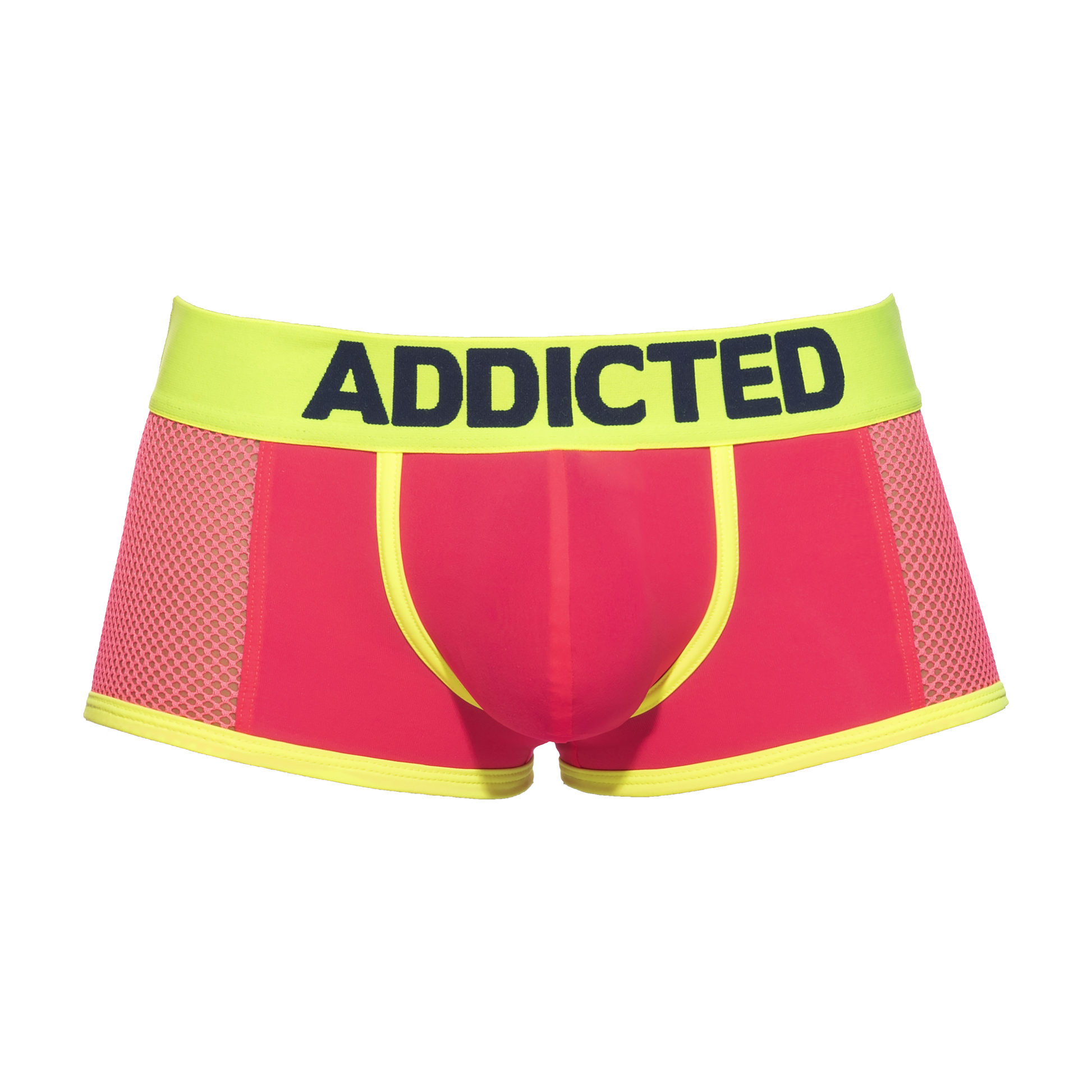 Addicted Neon Mesh Trunk Neon Pink