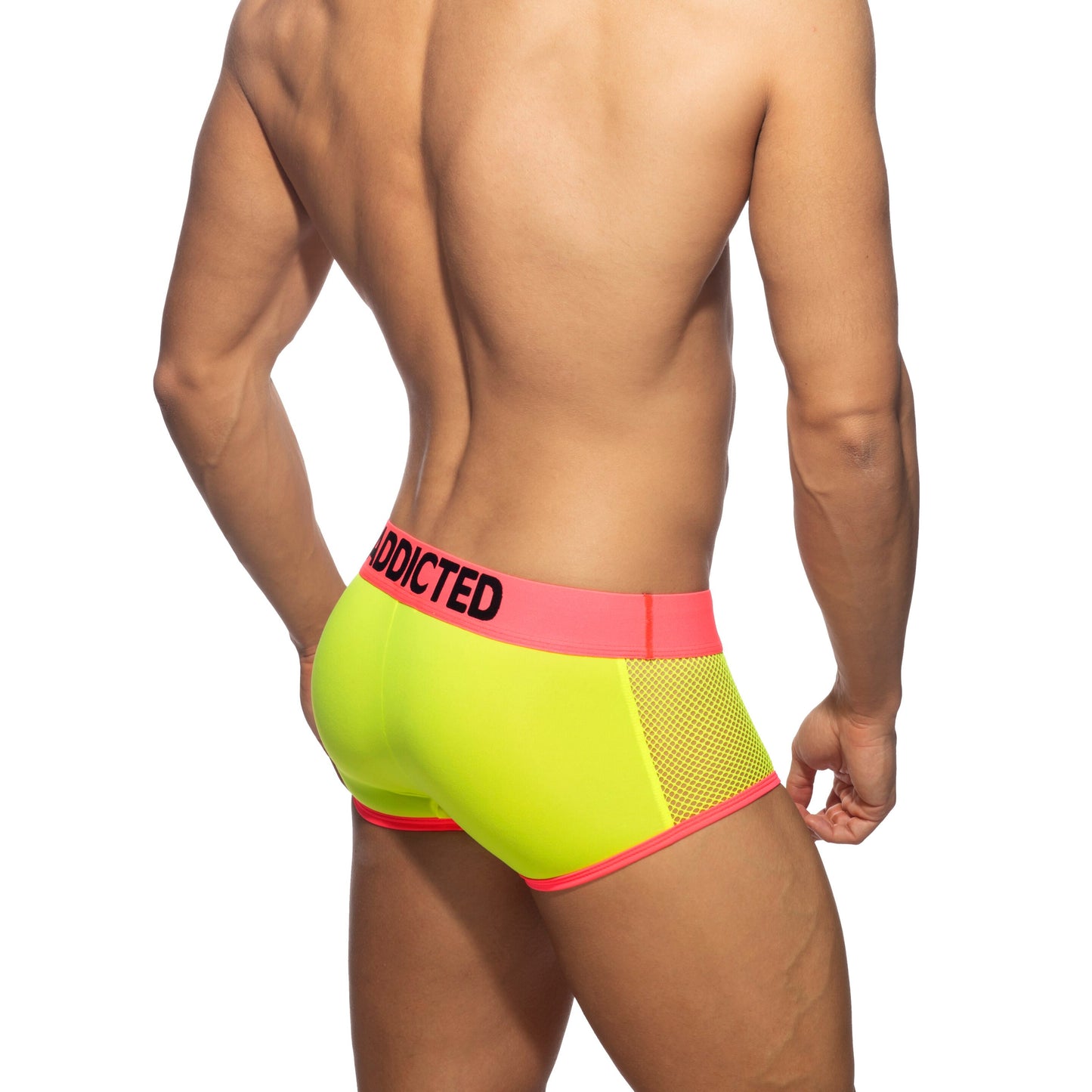 Addicted Neon Mesh Trunk Neon Yellow 2