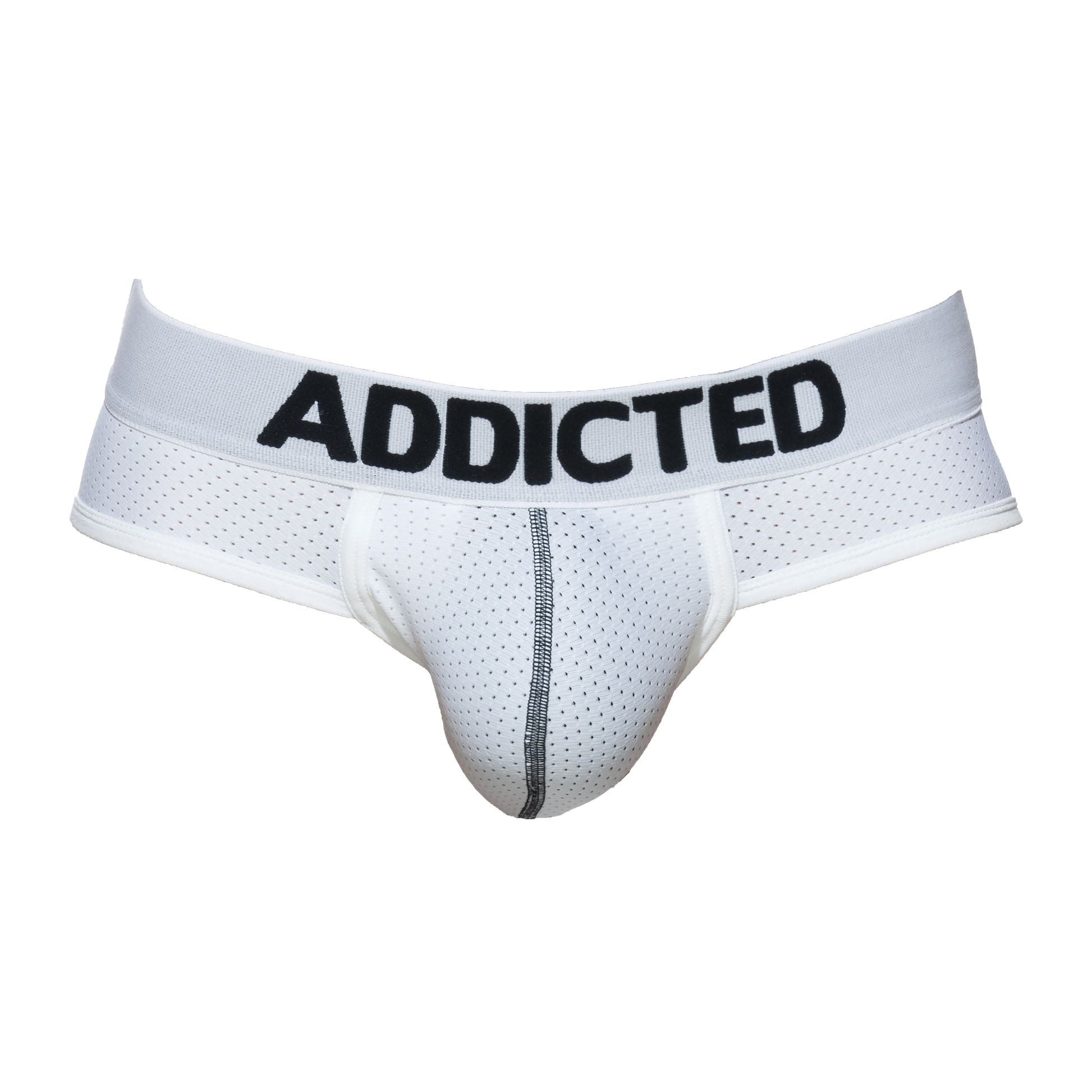 Addicted Push Up Mesh Brief White