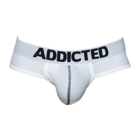 Addicted Push Up Mesh Brief White