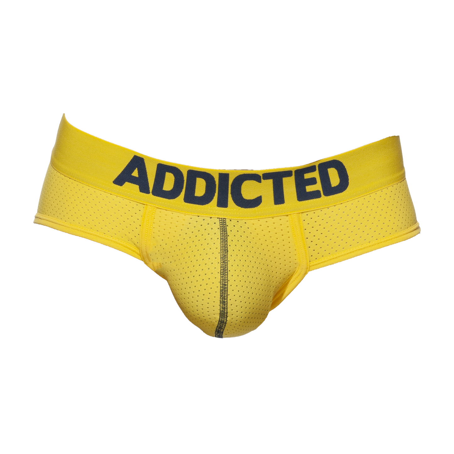 Addicted Push Up Mesh Brief Yellow