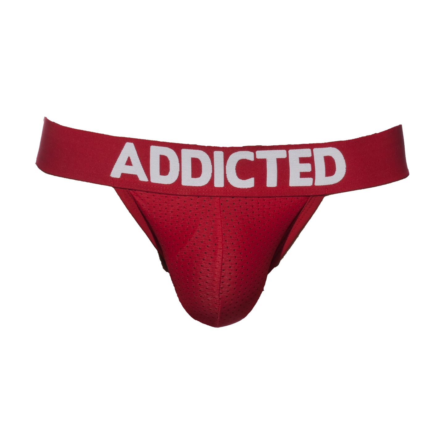 Addicted Push Up Mesh Jock Red