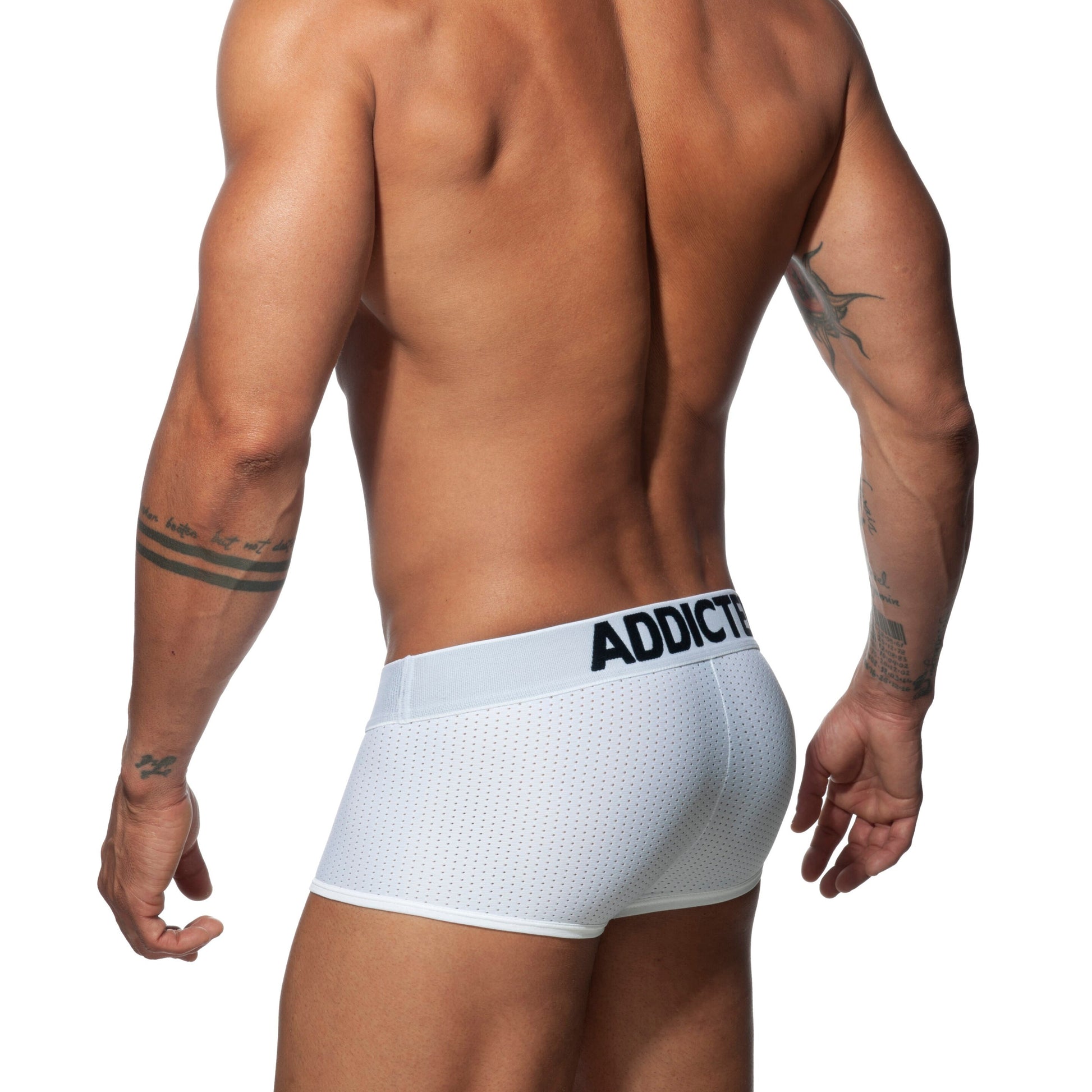 Addicted Push Up Mesh Trunk White 3