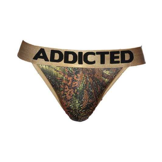 Addicted Tropical Mesh Push Up Jockstrap Multipack 1 X Turquoise 1 X Gold 1 X Navy Size Xxl