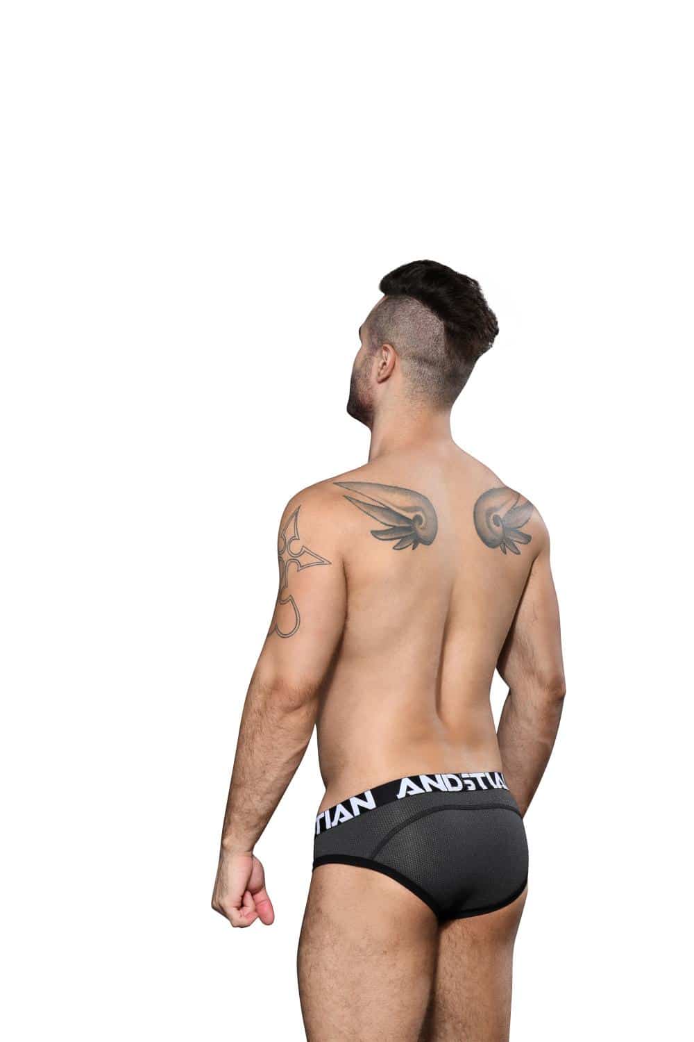 Andrew Christian Active Sports Brief Charcoal