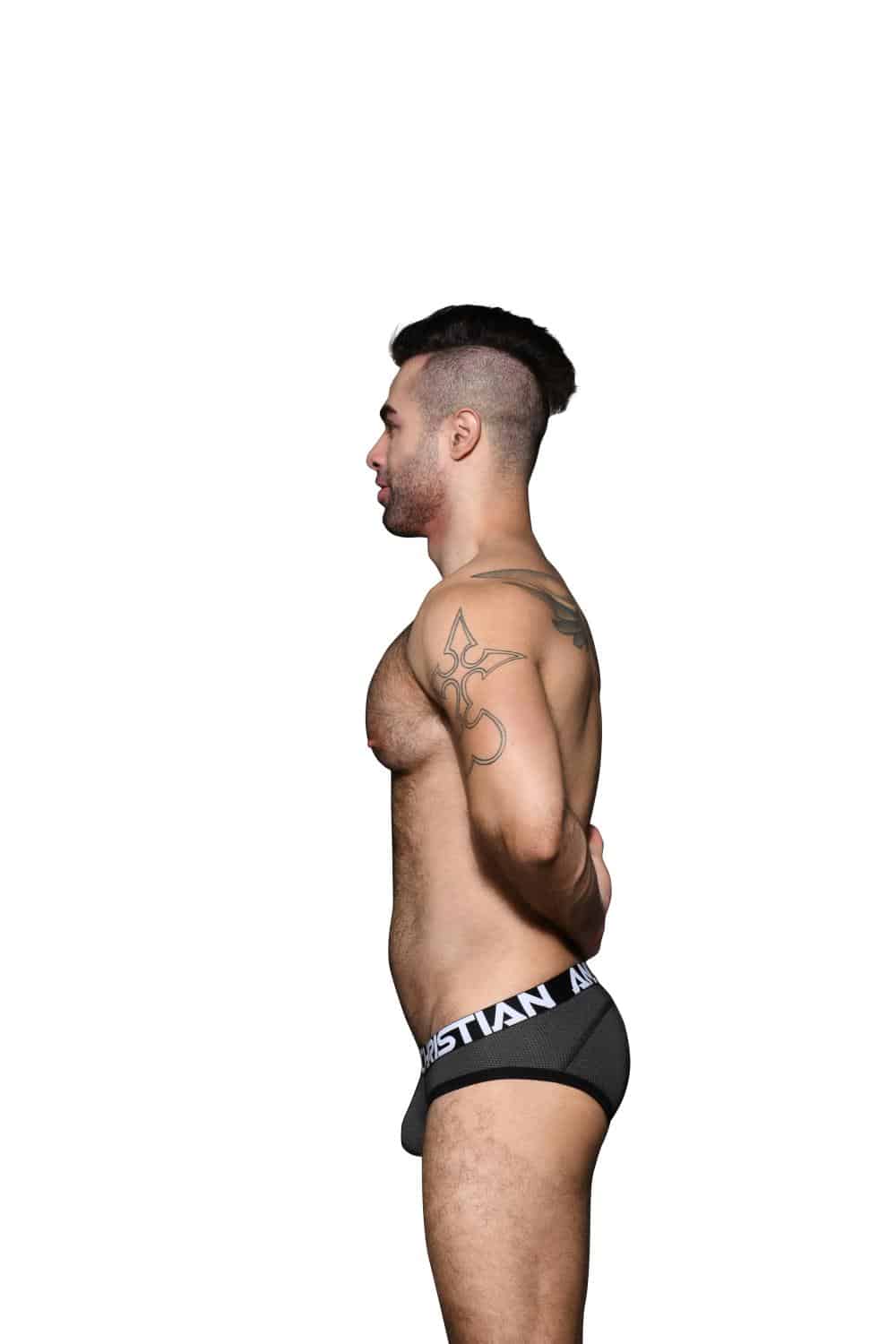 Andrew Christian Active Sports Brief Charcoal