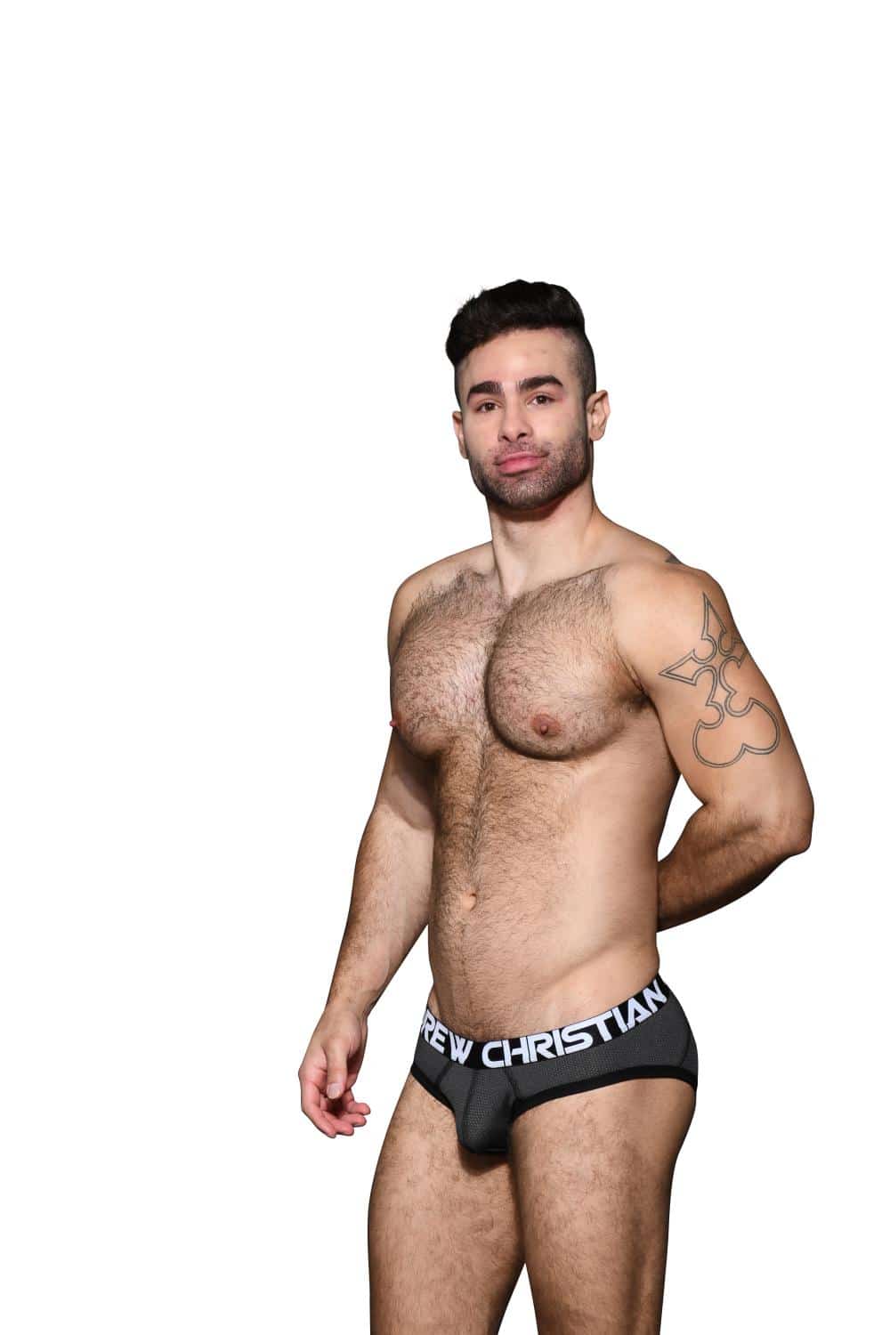 Andrew Christian Active Sports Brief Charcoal