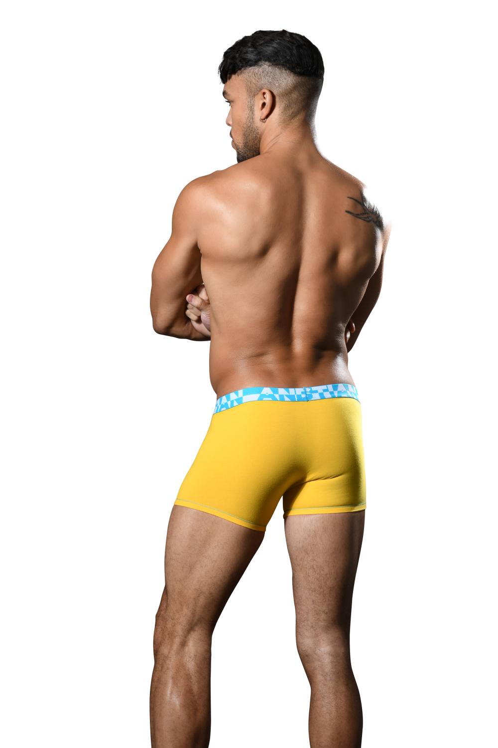 Andrew Christian ALMOST NAKED® HANG-FREE BOXER Yellow