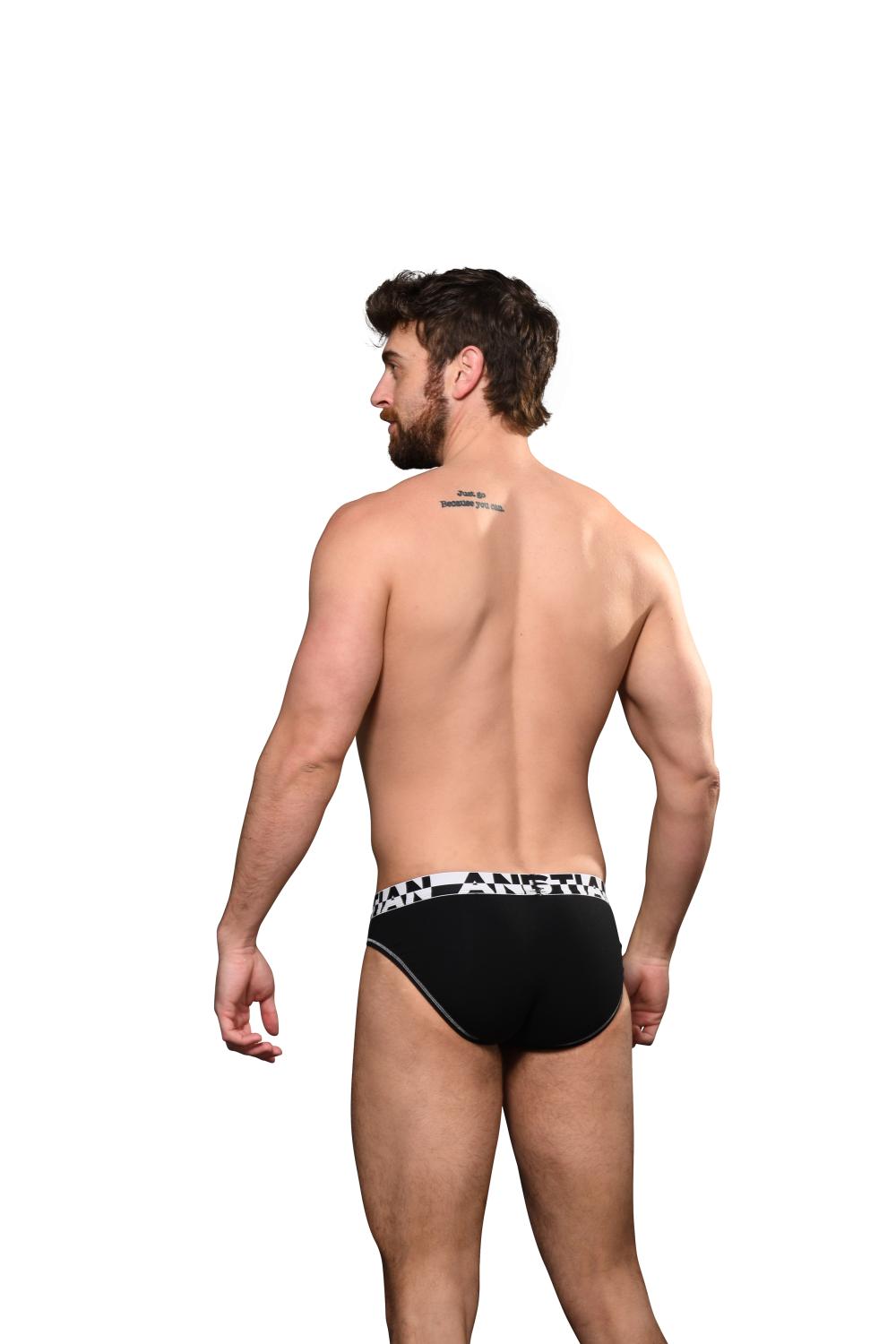 Andrew Christian ALMOST NAKED® HANG-FREE BRIEF Black