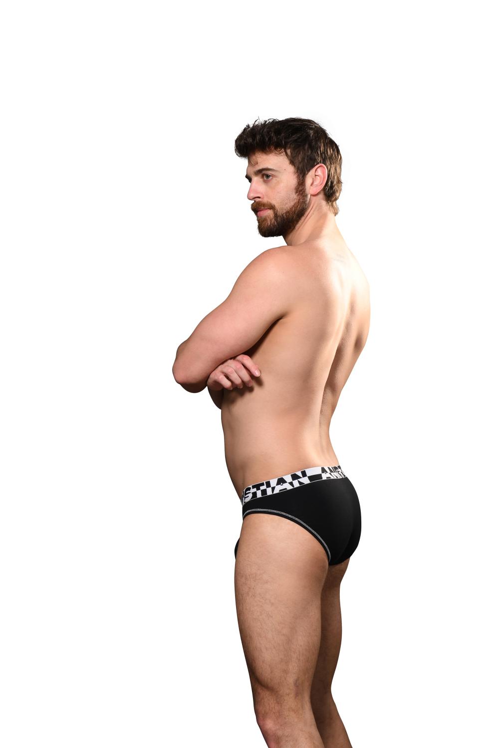 Andrew Christian ALMOST NAKED® HANG-FREE BRIEF Black