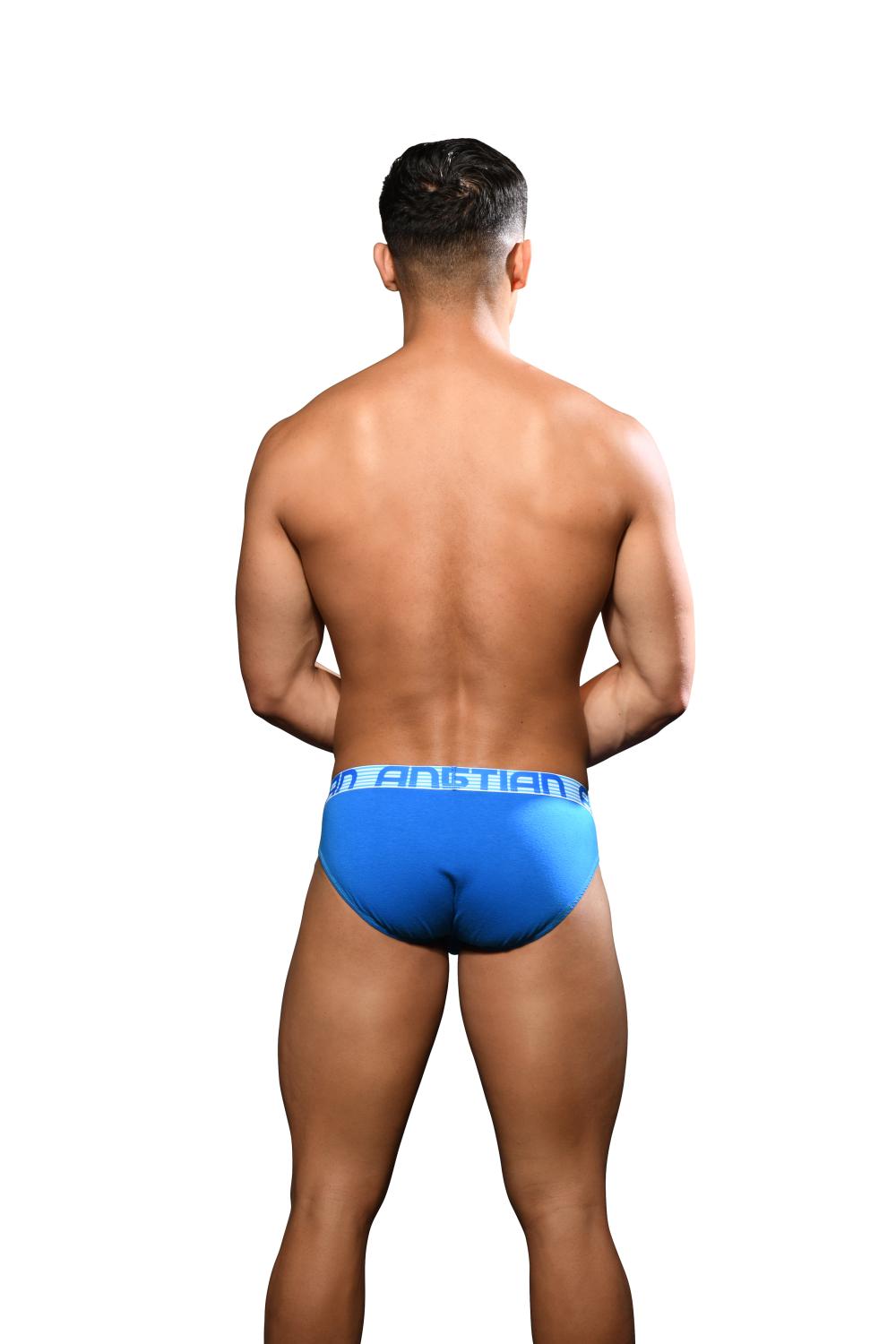 Andrew Christian ALMOST NAKED® Hang-Free Brief Elect Blue