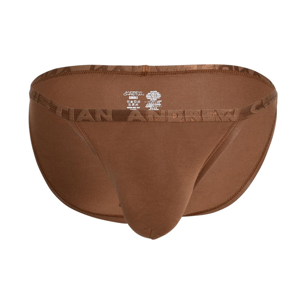 Andrew Christian ALMOST NAKED® Lust Modal Brief w/ ALMOST NAKED® Brown