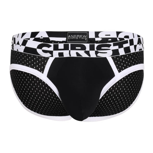 Andrew Christian ALMOST NAKED® Mesh Gym Brief Black