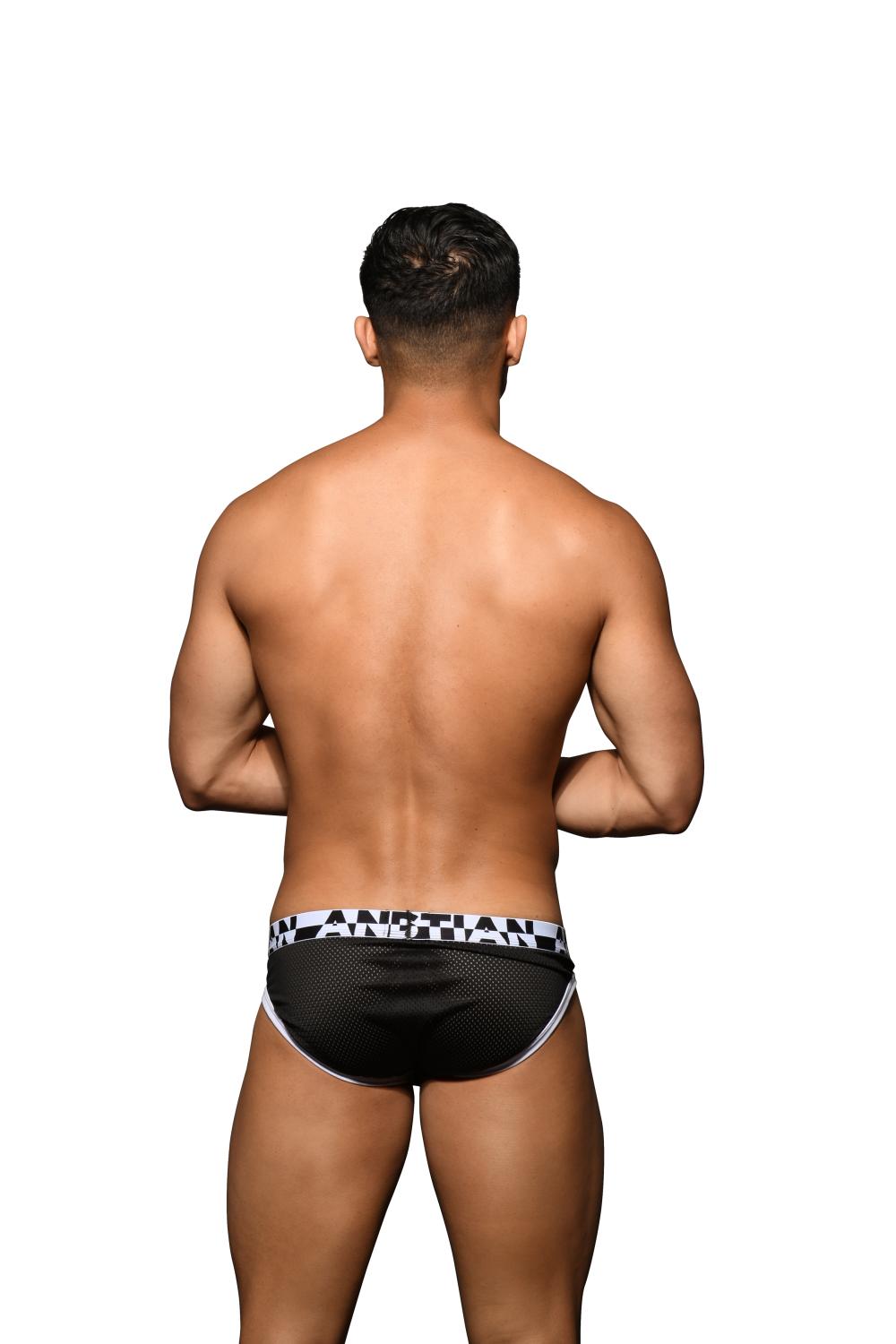 Andrew Christian ALMOST NAKED® Mesh Gym Brief Black