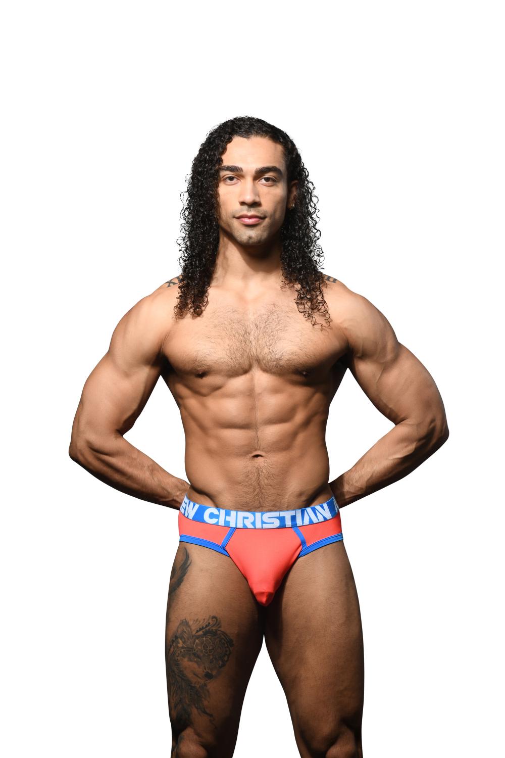 Andrew Christian ALMOST NAKED® MOISTURE CONTROL BRIEF Bright Orange