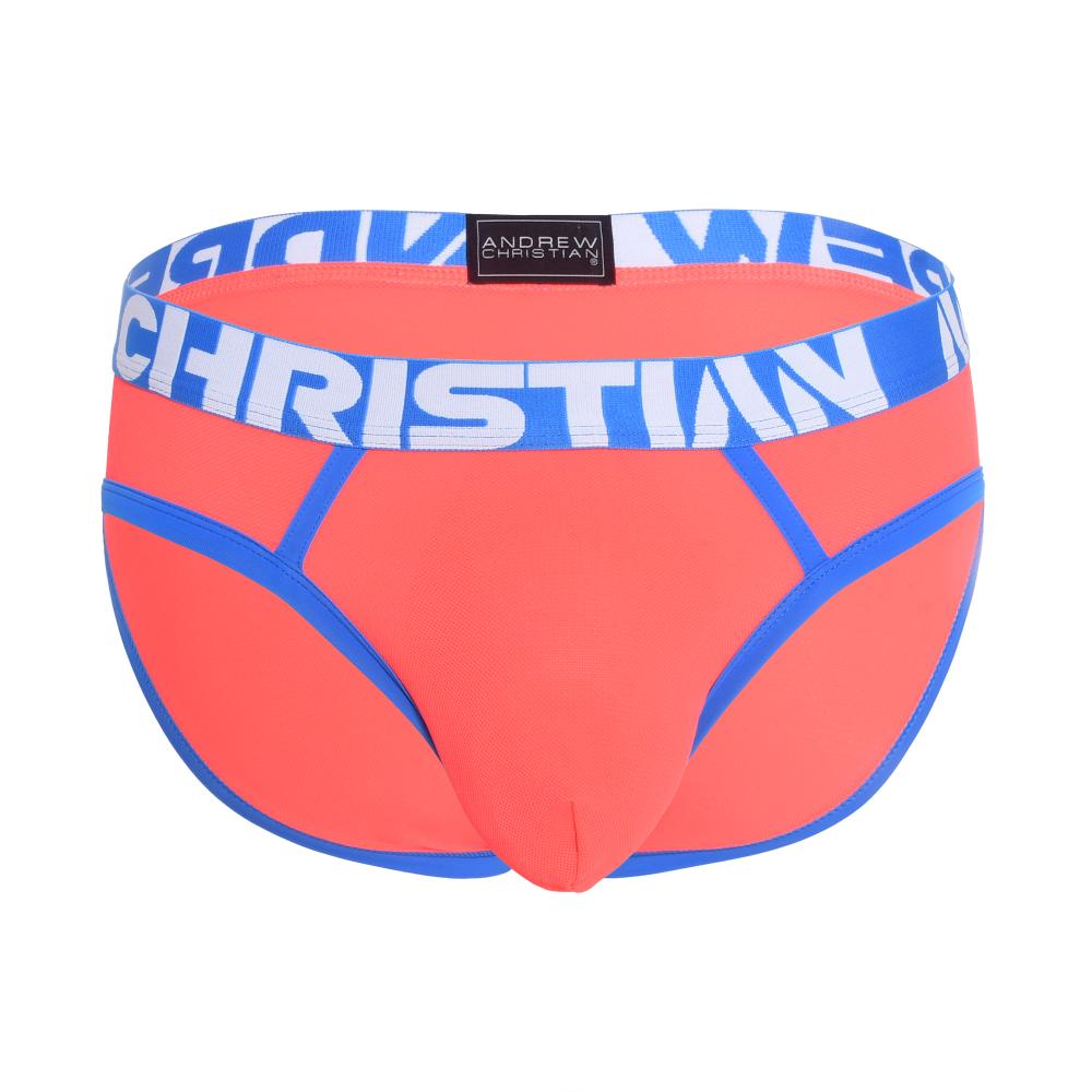 Andrew Christian ALMOST NAKED® MOISTURE CONTROL BRIEF Bright Orange