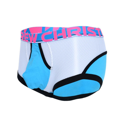 Andrew Christian Almost Naked Retro Boxer Aqua White 7