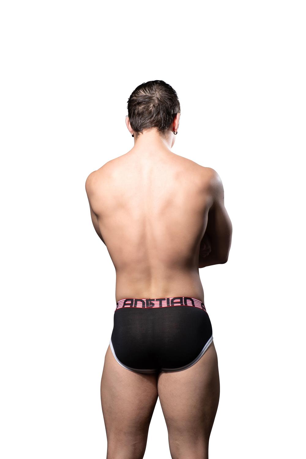 Andrew Christian ALMOST NAKED® RETRO BRIEF Black/Red