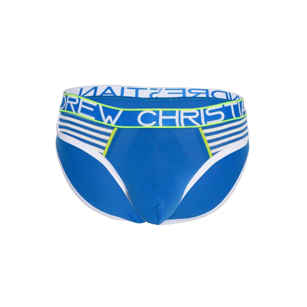 Andrew Christian ALMOST NAKED® Retro Brief Elect Blue