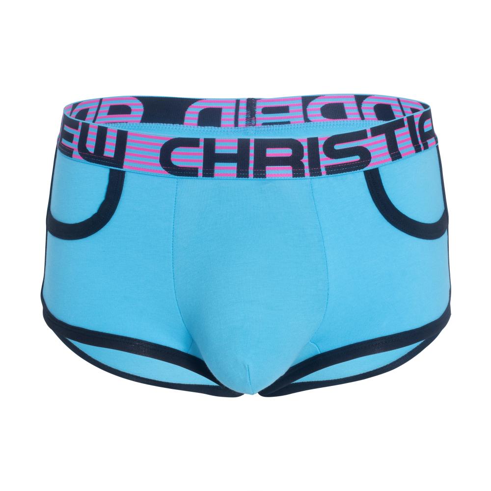 Andrew Christian ALMOST NAKED® Retro Pocket Boxer Aqua