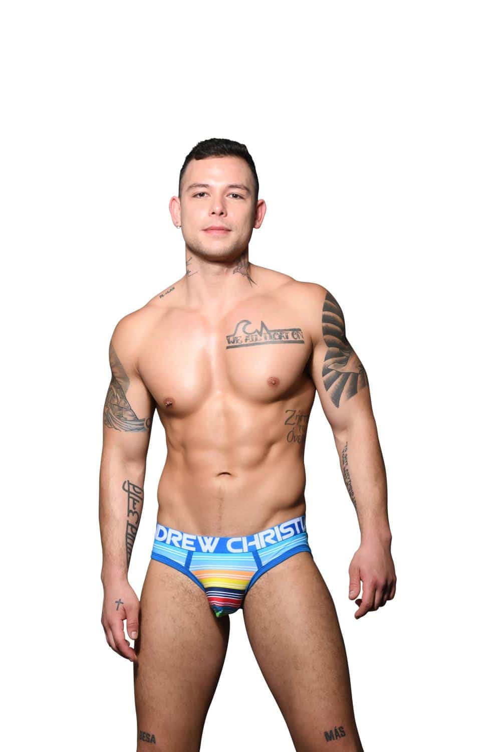 Andrew Christian Avalon Stripe Brief w/ ALMOST NAKED®