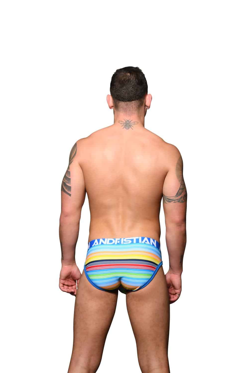 Andrew Christian Avalon Stripe Brief w/ ALMOST NAKED®