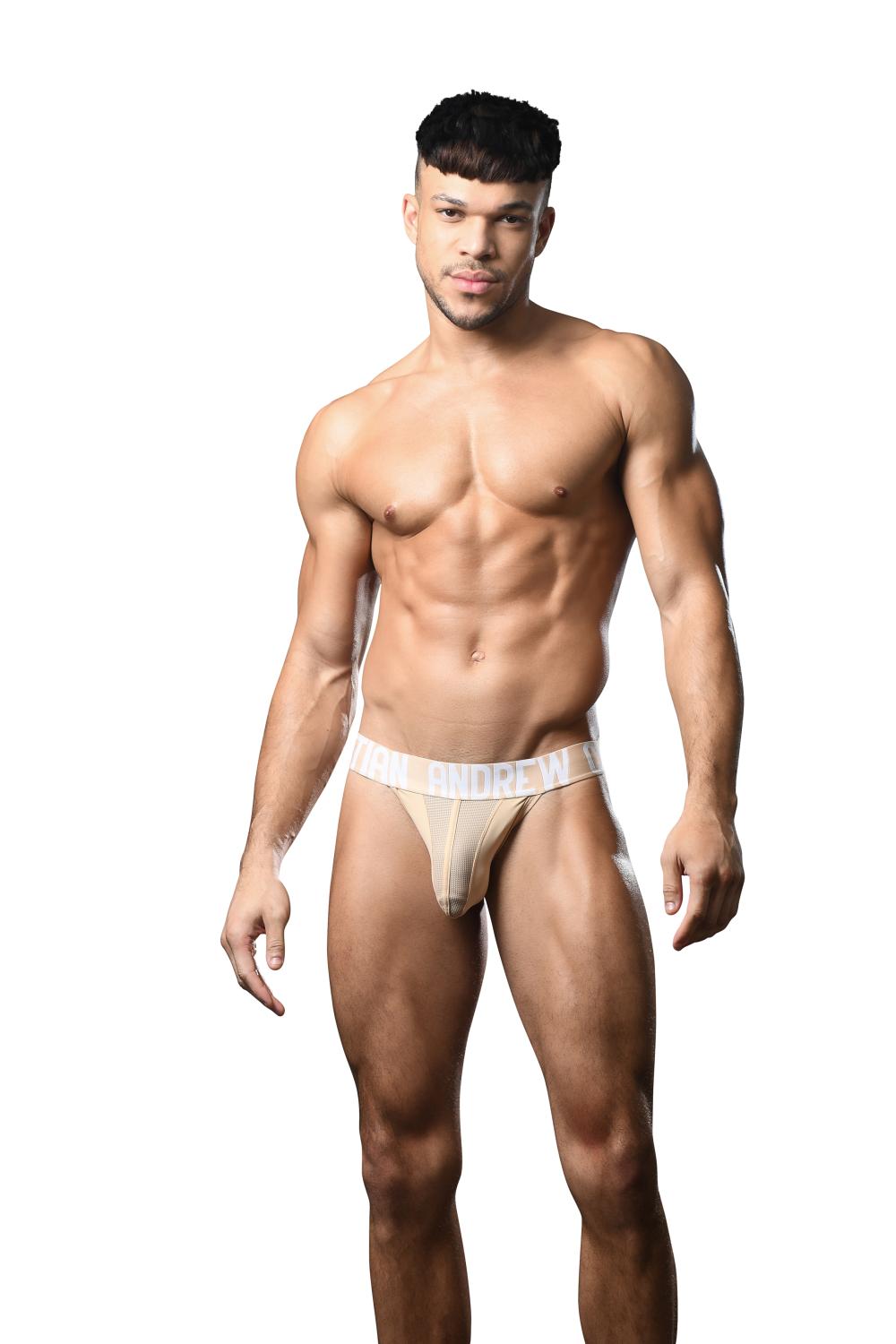 Andrew Christian Breeze Sports Mesh Brief Sand