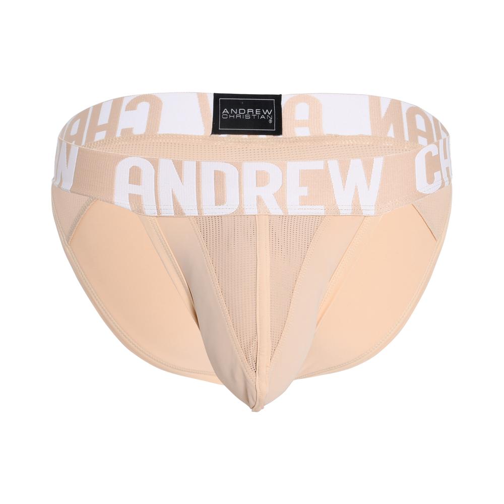 Andrew Christian Breeze Sports Mesh Brief Sand