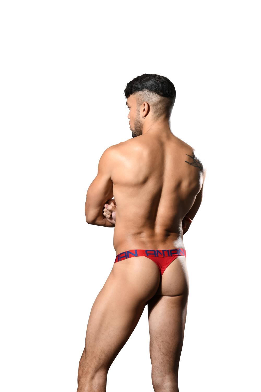 Andrew Christian BULGE C-RING THONG Red