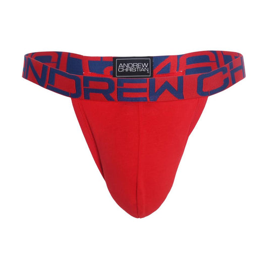 Andrew Christian BULGE C-RING THONG Red