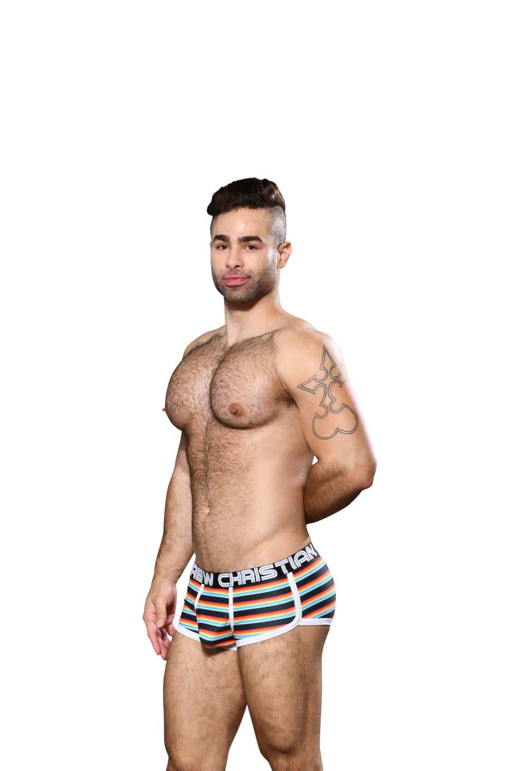 Andrew Christian California Stripe Boxer w/ ALMOST NAKED®