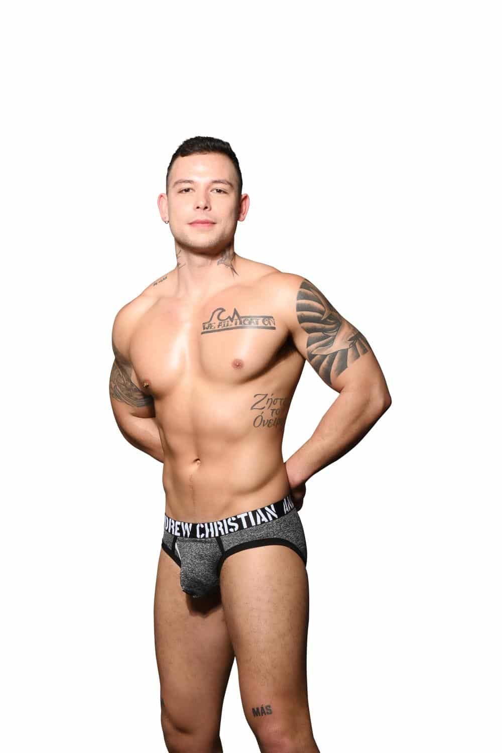 Andrew Christian Composition Fly Brief w/ ALMOST NAKED®