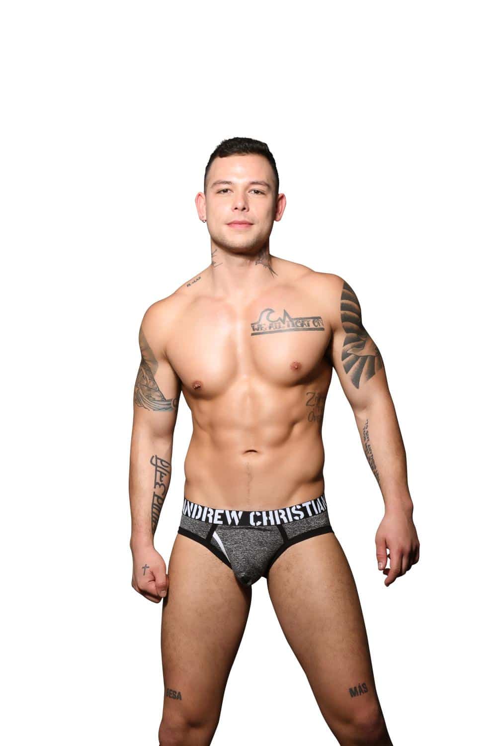 Andrew Christian Composition Fly Brief w/ ALMOST NAKED®