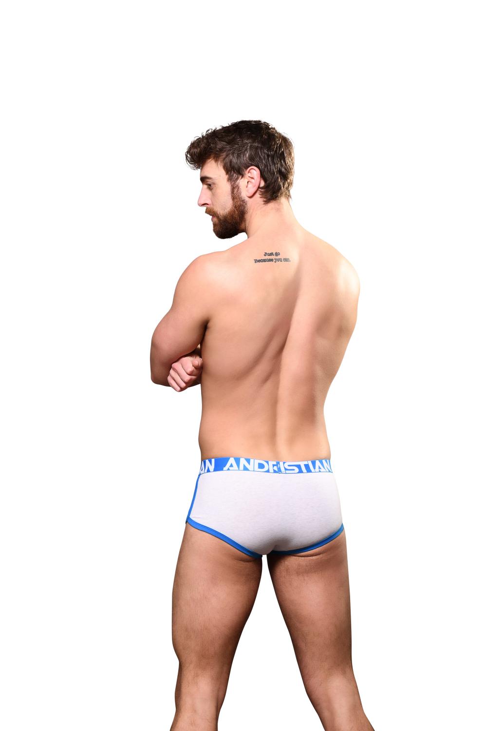 Andrew Christian CoolFlex Active Modal Boxer w/ SHOW-IT® White Heather