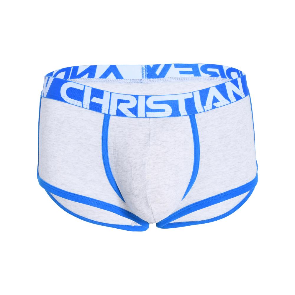 Andrew Christian CoolFlex Active Modal Boxer w/ SHOW-IT® White Heather