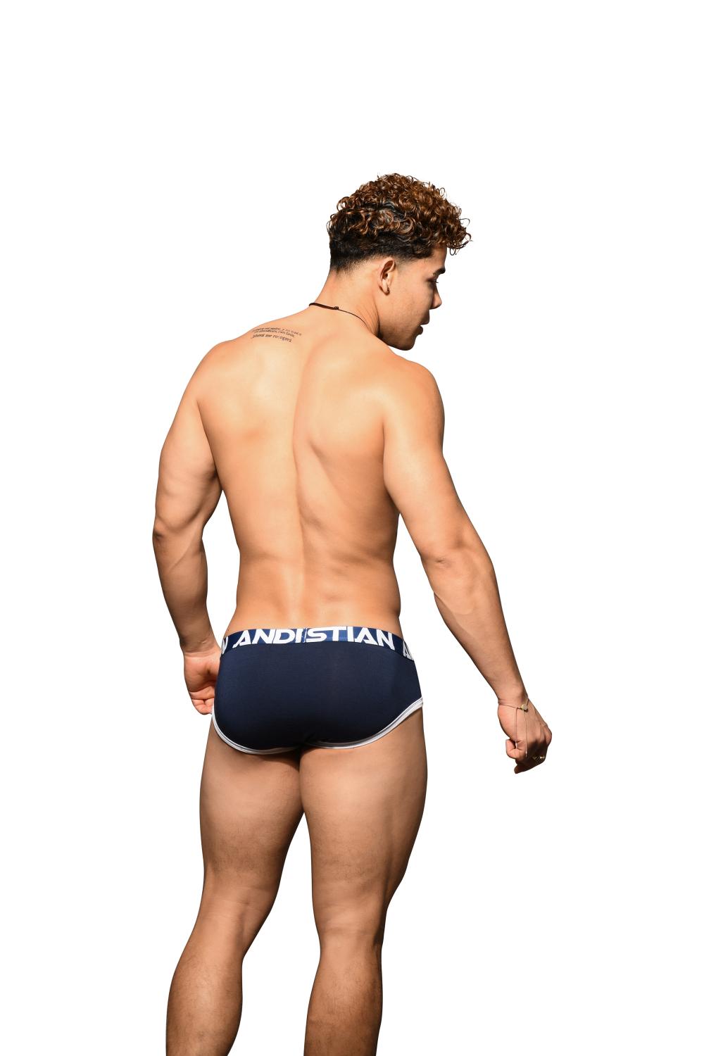 Andrew Christian CoolFlex Modal Active Brief w/ SHOW-IT® Navy