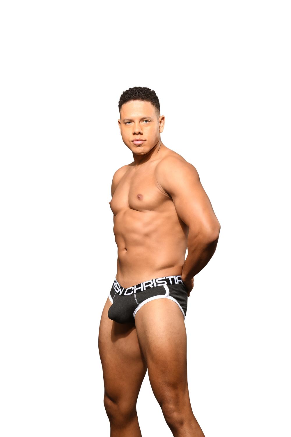 Andrew Christian CoolFlex Modal Brief w/ SHOW-IT® Charcoal